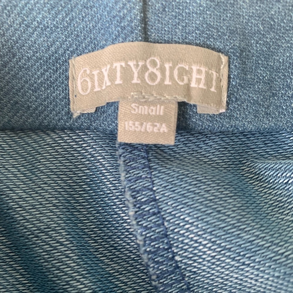 #9 Blue “denim” circle skirt.  Size S - Picture 4 of 5